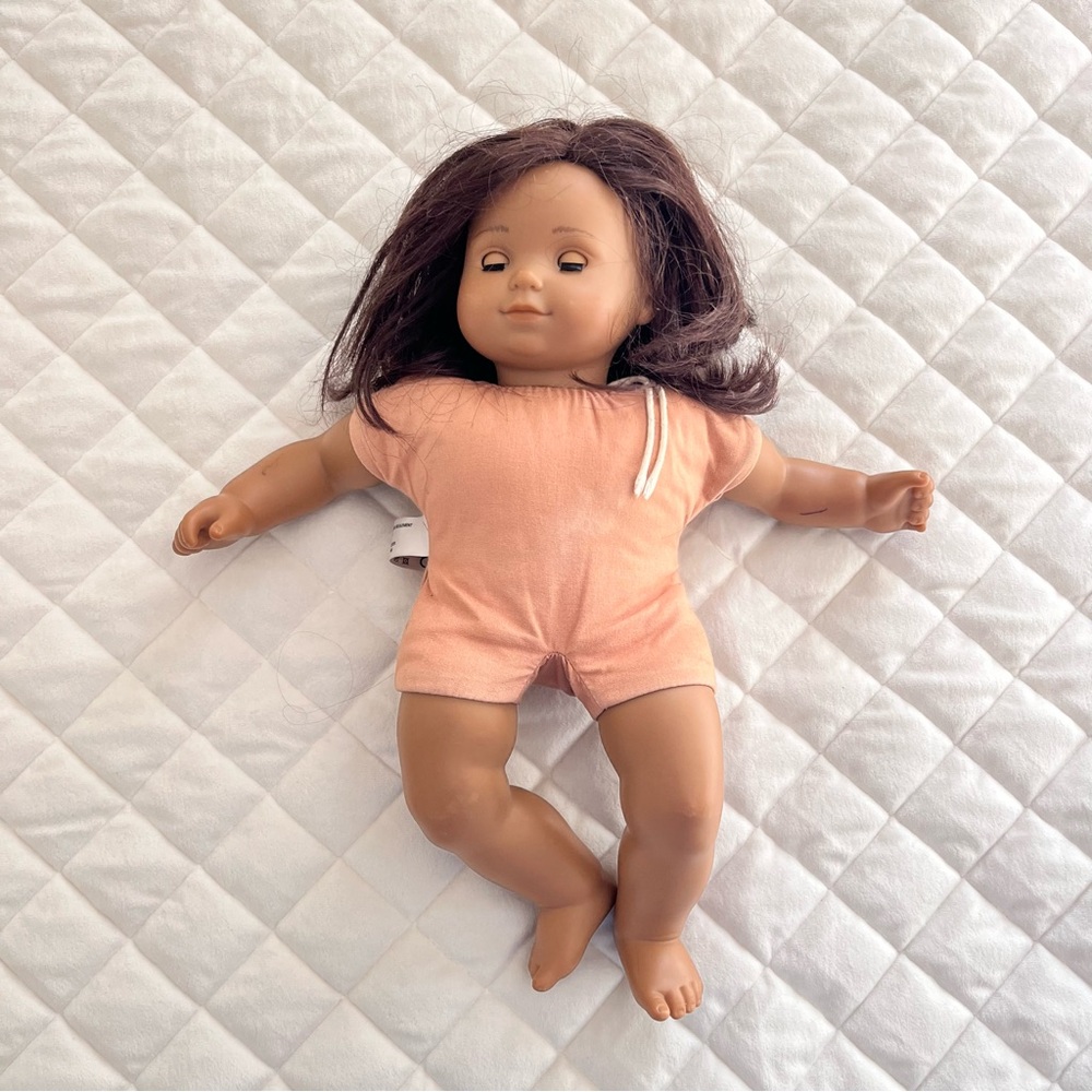 American Girl Bitty Baby brown skin, eyes, and hair
